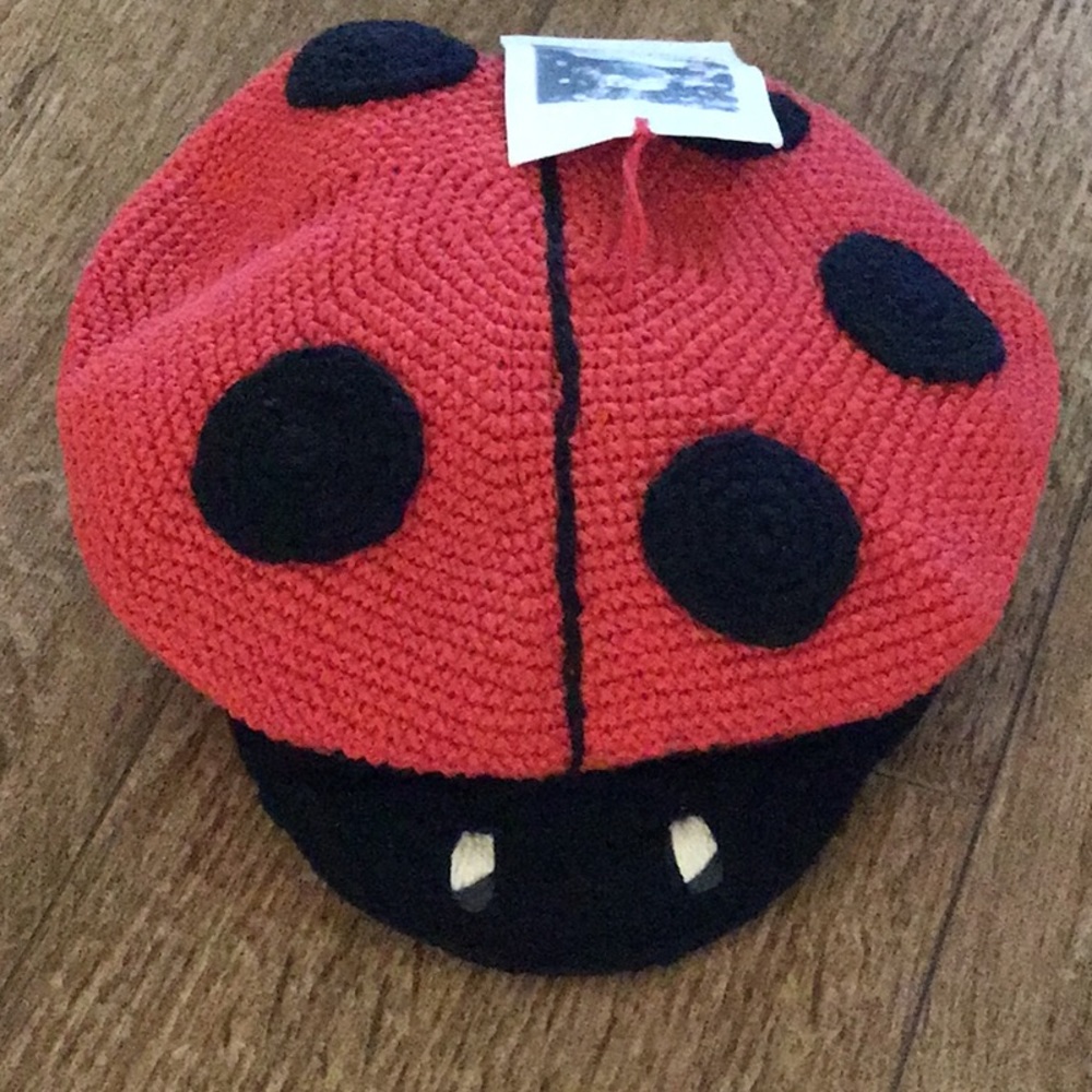 DayLee Design Ladybug crochet cap